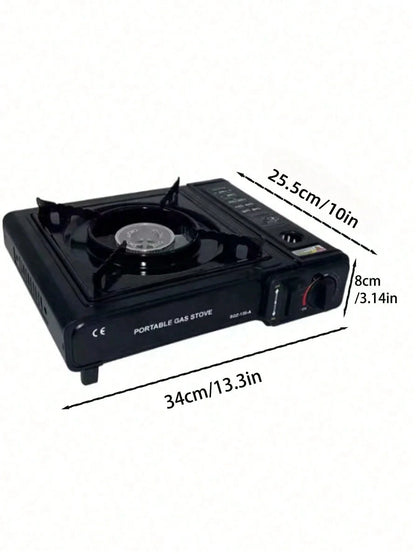 1 Piece Portable Outdoor Household Mini Cassette Stove Small Outdoor Camping Style Gas Stove Portable Gas Gas Stove Barbecue Plate Bbq Fried Meat Plate