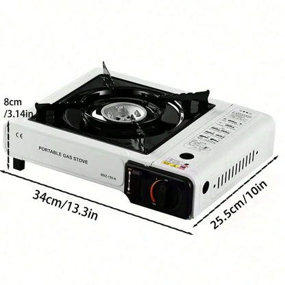 1 Piece Portable Outdoor Household Mini Cassette Stove Small Outdoor Camping Style Gas Stove Portable Gas Gas Stove Barbecue Plate Bbq Fried Meat Plate