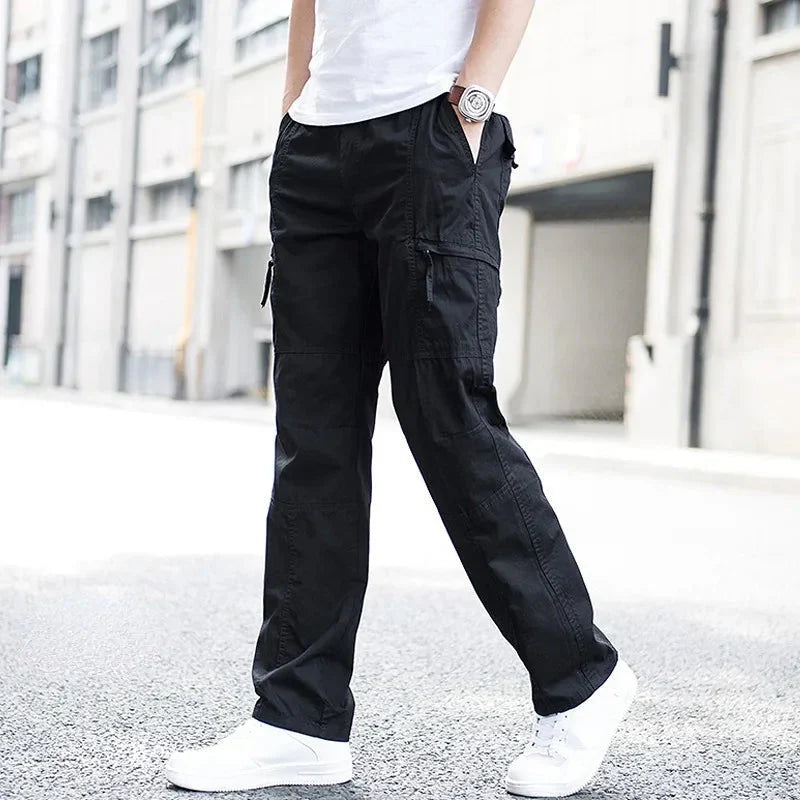Men’S Cargo Trousers with Multiple Pockets
