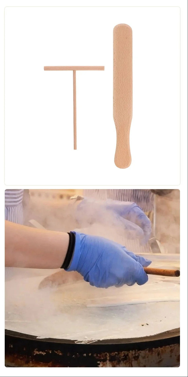 12Pcs Crepe Spreader and Spatula Set Wooden Crepe Making Tools Kitchen Utensils Kitchen Supplies Best Cooking Utensil Tools