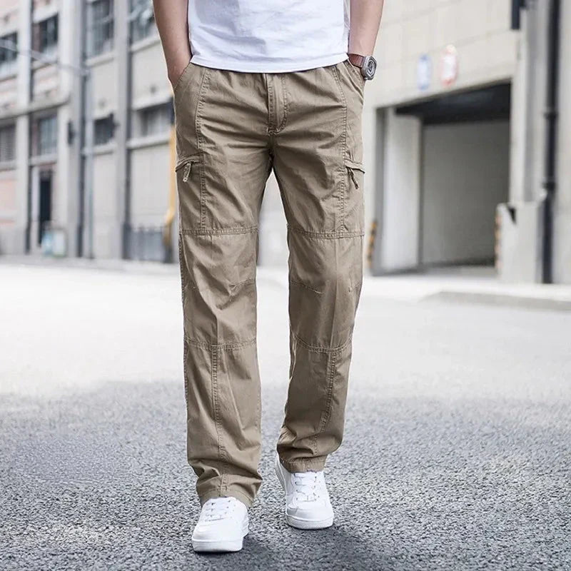 Men’S Cargo Trousers with Multiple Pockets
