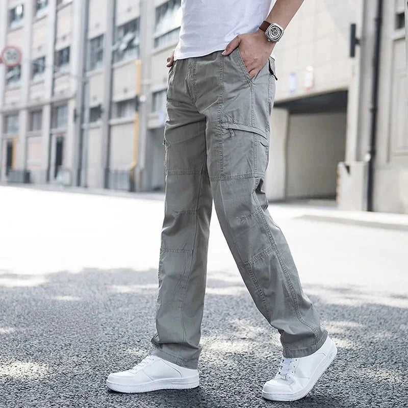 Men’S Cargo Trousers with Multiple Pockets